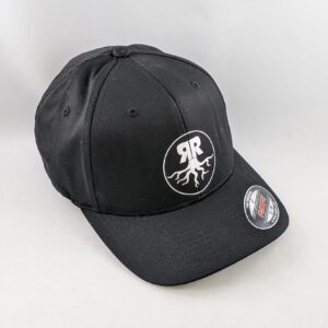 Rebel Roots Farms™ “Grassroots Flexfit” Structured Cap [Black]